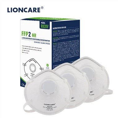 Respirator FFP2 Berbentuk Piala LIONCARE® Dengan Injap