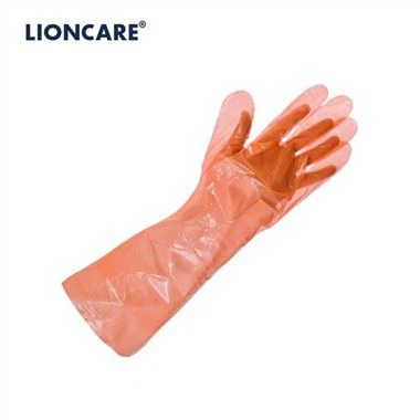 LionCARE® Polietilena Sarung Tangan Pakai Lengan Panjang