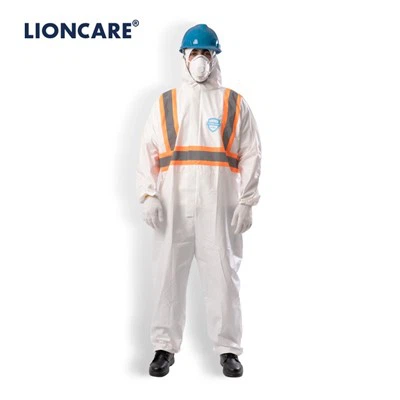 LIONCARE® CoverPlus Coverall Pakai Pita Reflektif