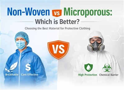 Bukan-Tenun Vs Microporous: Bahan Mana Yang Lebih Baik Untuk Pakaian Pelindung?
